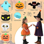 90 Pcs Halloween Mini Erasers for Kids, PLULON Goody Bag Fillers Pumpkin Black Cat Bat Skull Ghost Erasers Bulk Novelty Funny Halloween Classroom Trick or Treat Party Favors Gift