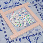 American Mahjong Tile Set, 160 Acrylic Engraved Mahjong Tiles with Carrying Bag and Accessories