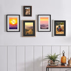 18 Pack Picture Mats, 8x10 for 6x8 Picture Frame Mats, Acid Free Core Bevel Cut Picture Frame Mattes for Photos Artworks Prints (Black)