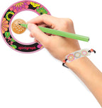 Spirograph Shrink Charms, Friendship Bracelet Kit, Bracelet Making Kit for Girls, Arts and Crafts for Kids, Drawing Kit, Girls Bracelet, for Kids, Ages 8+