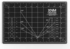 XNM Premium Self Healing Cutting Mat - 8 Inches by 11 inches - A4, 3 Layer Quality PVC Construction - Dual Sided, Imperial and Metric Grid Lines - Perfect for Cutting, Sewing, and Crafts