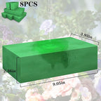 Max Shape Pack of 8 Large Size Floral Foam Blocks for Fresh and Artificial Flowers (9” L x 4” W), Wet Florist Foam Blocks for Wedding Holiday Decorations (8 Pack)