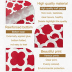 KEYYOOMY 200 Pcs Red Candy Buffet Bags - Small Polka Dot Paper Treat Bags for Wedding Birthday Party (5 inch x 7 inch)