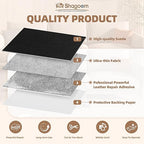 Suede Repair Patch, 17X79 Inch Large Repair Tape, Self-Adhesive Patches for Furniture, Sofa, Car Interior, Shoes, Hand Bag, Clothing (Grey, 17X79 Inch)
