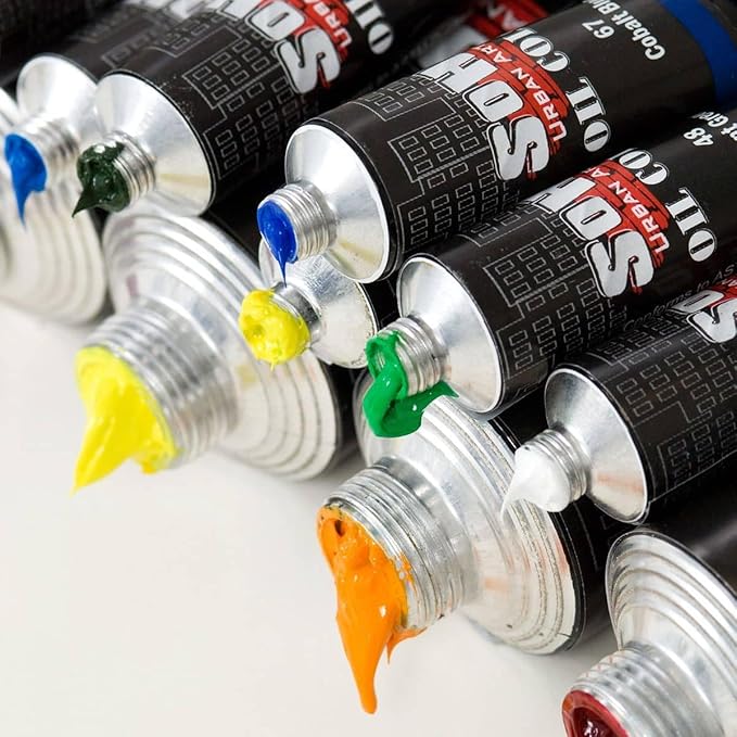 Soho Urban Artist Oil Paint - Dioxazine Purple, 170 ml Tube - Best Valued Oil Colors for Painting, Excellent Pigment Load