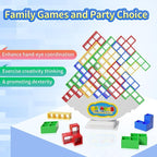 48 Pcs Game Gifts, Balance Stacking Blocks Game，Perfect for Family, Parties, Travel,Boys Girls Gifts，Novelty Toy Gift for Kids or Friends