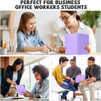 AGM Portable White Board Dry Erase, Double Sided Folding Whiteboards with Pen, Small Dry Erase Board for Study, Meeting, Doodling, Planning, Purple