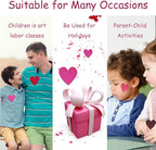 Heart Stickers, Self Adhesive Heart, Felt Decoration for School Bag, Craft Stickers for Scrapbooking Supplies Kit