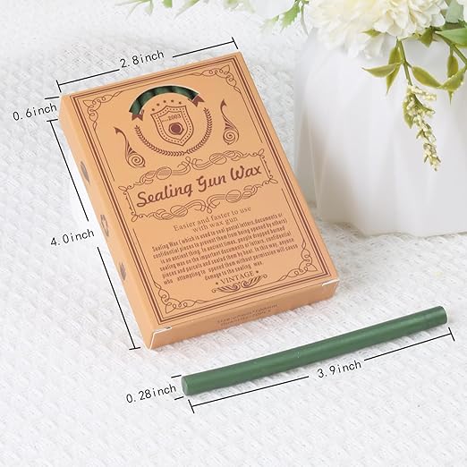 Dusty Blue Sealing Wax Sticks, WASOHLING 20Pcs Glue Gun Wax Seal Sticks for Wax Seal Stamp, Blue Wax Seals for Christmas Wedding Invitation Envelope Letter Seals, Craft Adhesive (Mini Size)
