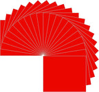 HTVRONT Red Heat Transfer Vinyl Bundle: 20 Pack 12" x 10"in Iron on HTV for T-Shirt, Compatible with Cricut Cutting Machine, Silhouette Cameo or Heat Press Machine