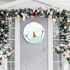 Christmas Stencil for Painting on Wood 12" Merry Christmas Doormat Stencils for Crafts Reusable Holiday Stencil Drawing Templates for Door Hanger Porch Wreath Decor