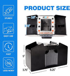 GSE Games & Sports Expert 4-Deck Automatic Card Shuffler, AC/DC-Power & Battery-Operated Shuffler Machines for Playing Cards, Blackjack, Texas Hold'em, Canasta, Bridge, Rummy, UNO