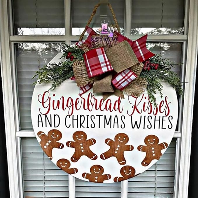 Christmas Stencils for Painting on Wood 12” Christmas Doormat Stencil Xmas Holiday Stencils for Crafts Door Mats Porch Door Decor