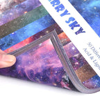 Origami Paper Kit 50 Sheets 70GSM 6 Inch Square Double Sided Color 50 Vivid Japanese Washi Chiyo Colors for Hand Crafts Origami Paper Arts Creativity.Galaxy