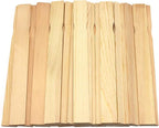 Paint Stir Sticks-Rewiss Bulk 100 PCS 14in Length Bamboo Craft Sticks Natural Color Paint Stir Sticks