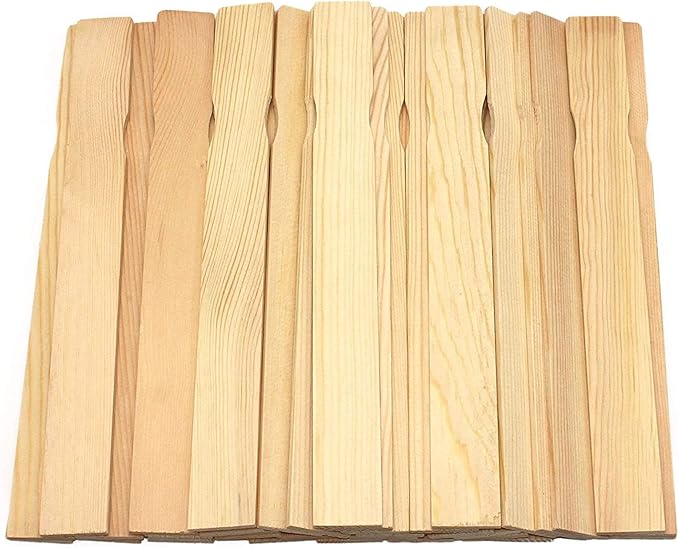 Bamboo Paint Stir Sticks - Rewiss Paint Sticks 12 Inch Wood Stirrers Paddles Resin or Wooden Craft Sticks, Garden and Library Markers(1000 pcs)