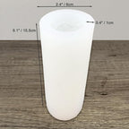 Grape Pillar Candle Molds Vintage Cylinder Thick Silicone Molds for Candle Making Soaps Resin Clay Home Decoration Crafts DIY