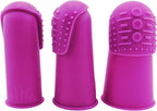 Comfortable Flexible Thimbles | THIK-Grip Thimble | Small (3) - Medium (3) - Large (3) - Comfy | Set of Large Sewing Needles with Case (1)