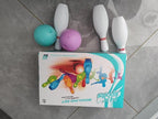 Bowling Set for Kids and Adults, Bowling Balls & Pins for Outdoor and Indoor Fit Christmas Birthday Carnival Party Games, Kids Education Motor Skills Outdoor Toys