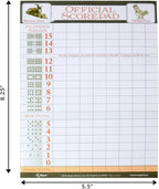 Regal Games Mexican Train Score Pads & Chicken Foot Dominoes Game for Adults - Ideal for Family Fun Game Night and Travel - 100 Sheets (8.25" x 5.5")