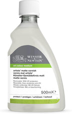 Winsor & Newton Professional Artists' Matt Varnish, 500ml (16.9-oz) Bottle