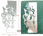 Metal Cutting Dies DIY Embossing Stencil Template Scrapbooking Card Making Mold Photo Album Arts Crafts Tools (Lace Snowman-16.4x7.9cm)