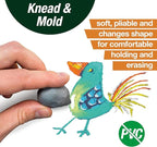 Kneaded Erasers, 24 Pack – Grey, Moldable & Kneadable Art Erasers for Drawing, Sketching, & Artist Use, Perfect for Artists, Drawings, & Crafting