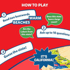 Skillmatics Guess in 10 States of America, Educational Travel Toys, Christmas Stocking Stuffers for Boys, Girls, and Kids Who Love Card Games, Geography and History, Gifts for Ages 8, 9, 10 and Up