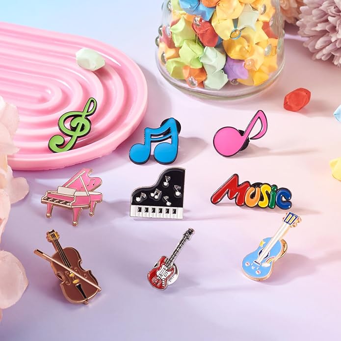 Mixed Enamel Pins for Backpacks, Beadthoven Cute Enamel Brooch Pins Set, Funny Backpack Pins, Aesthetic Lapel Badge Pins Bulk for DIY Clothes Accessories Holiday Gifts