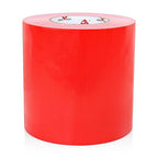 BOMEI PACK 6" Red Duct Tape,Wide Roll,6 Inches x 60 Yards,9 Mil Thick Heavy Duty,Waterproof,Flexible,No Residue and Tear by Hand,Multi-Use for Indoor & Outdoor Repairs