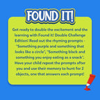 Skillmatics Indoor Scavenger Hunt Card Game - Found It Double Challenge, Learning Toys, Educational, Gifts for Kids, Boys, Girls and Families, for Ages 4, 5, 6, 7, Perfect for Home, School, Playdates