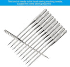 50 PCS Embroidery Sewing Machine Needles for Brother Size 75/11 130/705H HAx1 Sewing Needles for Brother Sewing Machine (5 Pack of 10 Needles)