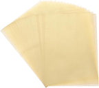 MECCANIXITY Colored Vellum Paper, 20 Sheet Orange Yellow Transparency 11.7 x 8.2 Printable Vellum Paper, Translucent Vellum Sheets for Printing Wedding Invitations, Ink Jet Laser Printer