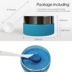 Ceya Highly Chameleon Mica Powder, 1.8oz/ 50g Abysmal Sea Chrome Powder, Cosmetic Grade Pearlescent Effect Color Shift Pigment for Epoxy Resin, Makeup, Nail Polish, Soap Dye, Candle Making, Slime