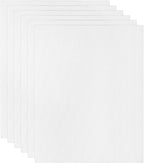 PATIKIL 8x12 Canvas Boards for Painting, 6 Pack 100% Cotton Square Triple Primed Stretched Blank Art Canvas Panel Bulk Thin for Acrylic, Oil, Tempera Paints, White