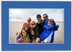 5x7 Mat for 8.5x11 Frame - Precut Mat Board Acid-Free Royal Blue 5x7 Photo Matte For a 8.5x11 Picture Frame, Premium Matboard for Family Photos, Show Kits, Art, Picture Framing, Pack of 25 Mats