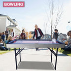 54" 5in1 Multi-fuction Games Table,Folding Multi Game Combination Table Set with Soccer Foosball Table,Pool Table,Hockey Table,Table Tennis Table,Basketball