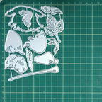 Cutting Dies Metal Stencils Scrapbooking Tools DIY Embossing Template for Paper Card Making Album Arts Crafts Supplies (Rose-10.2x13.1cm)