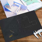 Black Foam Board 11 x 14 x 1/8" (3mm) Inch, 15 Pack Acid-Free Foam Core Poster Board Sheets for Art, Crafts, Presentation, Vision Board, Signboard, and Party Decorations