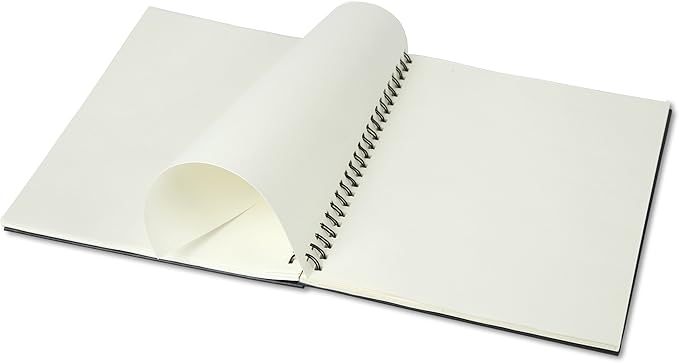 conda 9"x12" Sketch Book Set, 2 Pack, 120 Sheets, Spiral Bound Marker Pad, Durable Acid Free Sketchbook Mixed Media for Beginner Kids Adults Artists