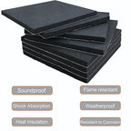 8 Pcs Black Adhesive Foam Padding, Closed Cell Foam Sheet 1/4“ Thick 6 Inch X 6 Inch, Neoprene Rubber Pad Self Stick Anti-Slip Adhesive Anti Vibration Pad (6inX 6inX 1/4in, 8)