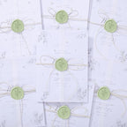 UNIQOOO 120 Pack Pre-Folded Vellum Jackets for 5x7 Invitations, Elegant Semi-Transparent Vellum Paper, 115GSM Wedding Invitation Accessories, for Envelope Liners 5x7 Inserts