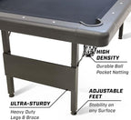 GoSports 6, 7, or 8 ft Billiards Tables - No Assembly, Choose Your Color - Portable Pool Table Includes Full Set of Balls, 2 Cue Sticks, Chalk and Felt Brush