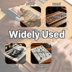 3 PCS Exacto Knife,Hidden Blade Design at The End,Comes with 5 Spare High Qualiry Carbon Steel Exacto Knife Blades. Craft Knife for Crafting, Arts,Modeling,Scrapbooking,Stencil,DIY Projects.Silver