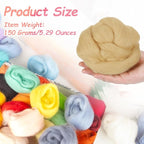 PATIKIL Wool Roving Yarn, 150G/5.3OZ Soft Felting Wool Pure Chunky Roving Yarn Bulk for Needle Felting Knitting Blanket Spinning Weaving DIY Craft, Light Yellow