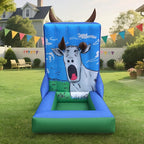 Inflatable Carnival Game with Built-in Blower, Portable Fun Toss Game for Backyard, Outdoor Carnival & Party
