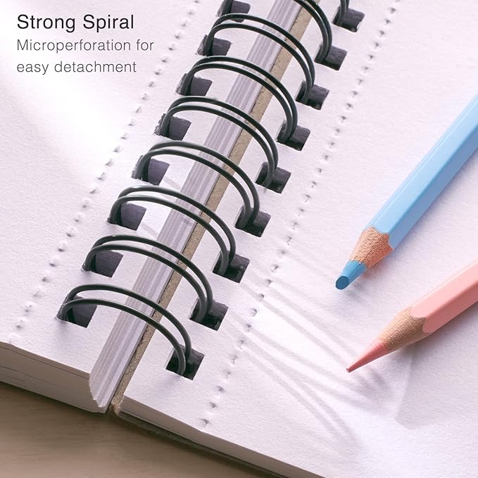 ARTISTIC EYE 5.5x8.5 Premium Watercolor Pads, Pack of 3 (90 Sheets), Spiral Bound, 140lb (300gsm), Acid-Free Paper, Perfect for Most Wet & Dry Media, Ideal for Beginners, Artists & Professionals