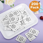 200 Pack Makeup Remover Wipe Bulk, Individually Wrapped Makeup Remover Wipes, Alcohol Free Facial Cleansing Wipes, Makeup Wipe with Vitamin E, Gentle Face Wipes for Travel Hotel(White)