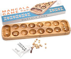 BSIRI Mancala Wooden Classic Board Game Entertainment for Family AdultsTeens Kids Ideal for Game Nigh Play with 2 or More People in All Ages