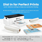 DTF Transfer Film Roll 23.6in x 328ft – Instant Hot & Cold Peel – Double Matte Anti-Static Coating – Premium Heat Transfer Film for Vibrant Colors & Durable Prints – Works with All DTF Printers